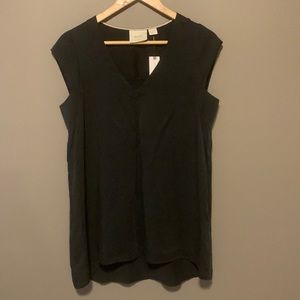Maeve by Anthropologie black sleeveless modal top.  Size small